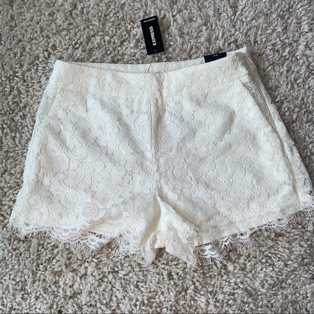 Express Lace Shorts Size 0
